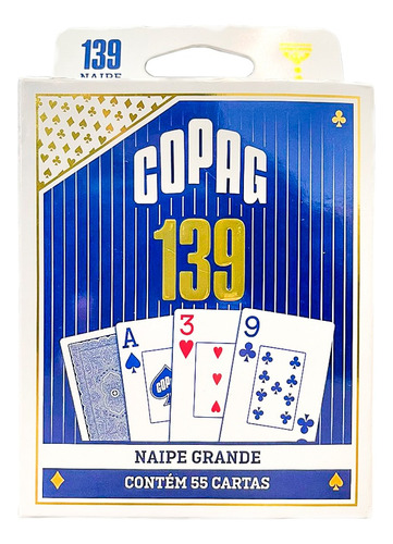 Baralho Naipe Grande 139 55 Cartas Buraco Pife Cacheta Copag